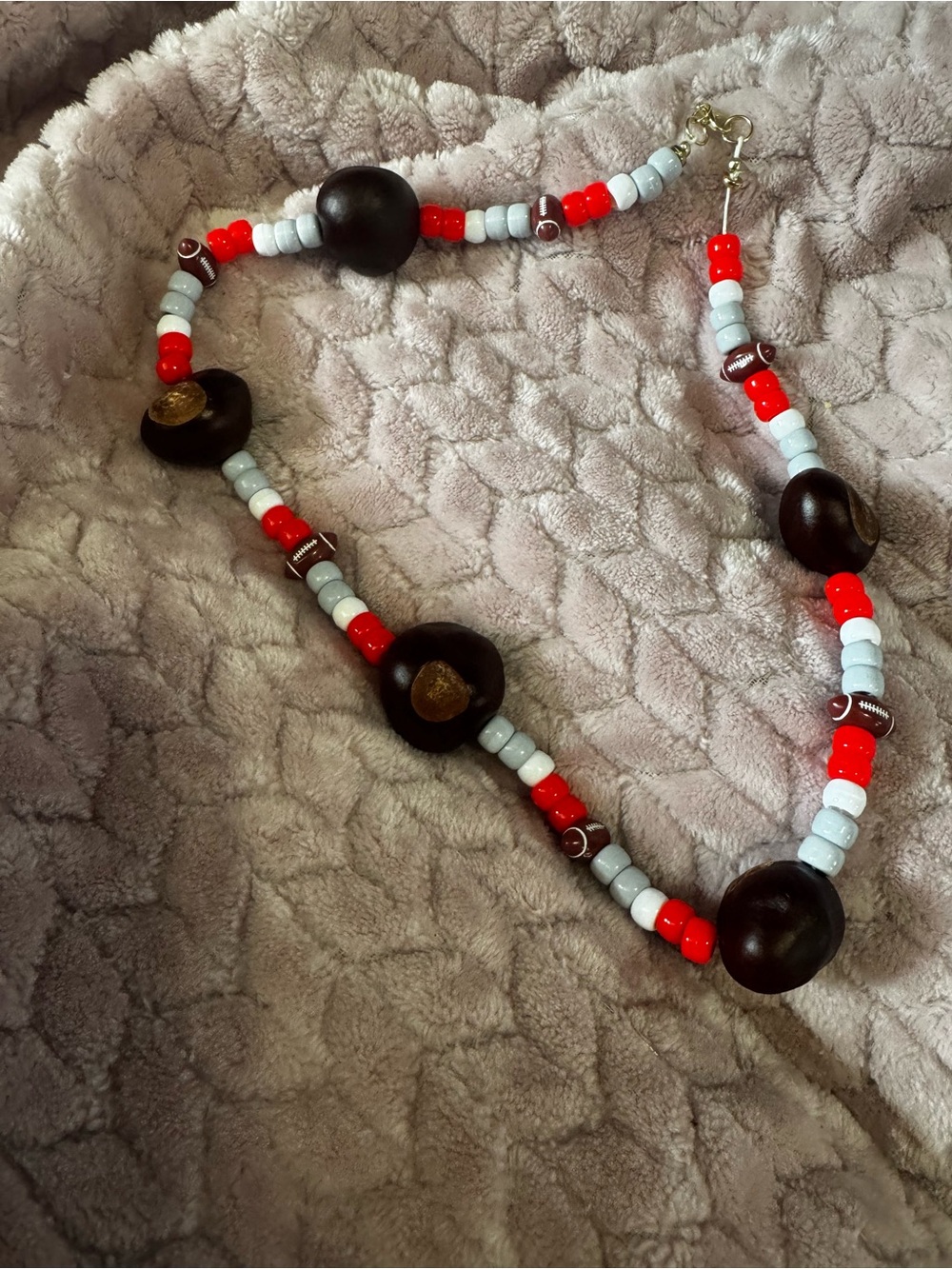 Buckeye necklace